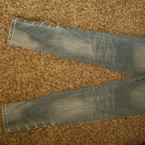 White House Black Market Women's Size 2 Blue Jeans - Picture 4 of 4